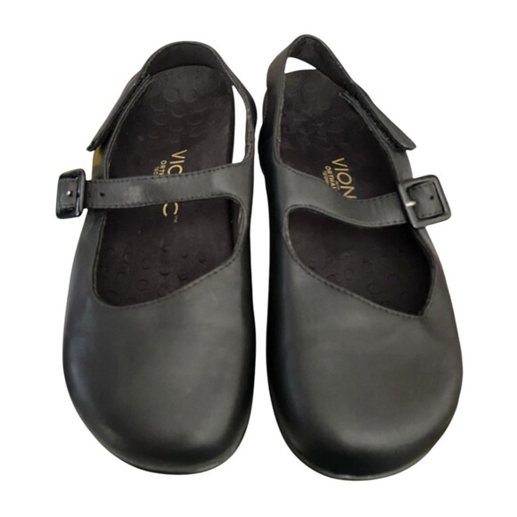 Vionic Abigail Slingback Mary Jane Flats Shoes - Picture 1 of 8